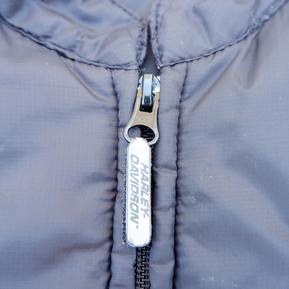 Harley Davidson FXRG Mens Jacket Liner Size XL Black Puffer Riding Motor Biker - Picture 5 of 10